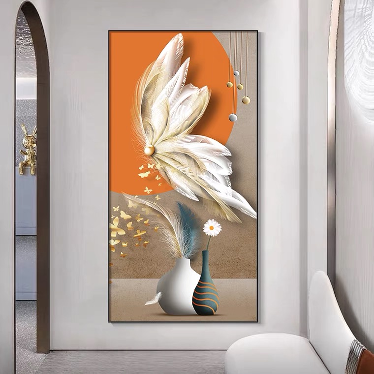 蝴蝶装饰画,晶瓷镶钻装饰画好不好,镶钻晶瓷画,冰晶装饰画,晶瓷装饰画,妙彩金饰画工坊