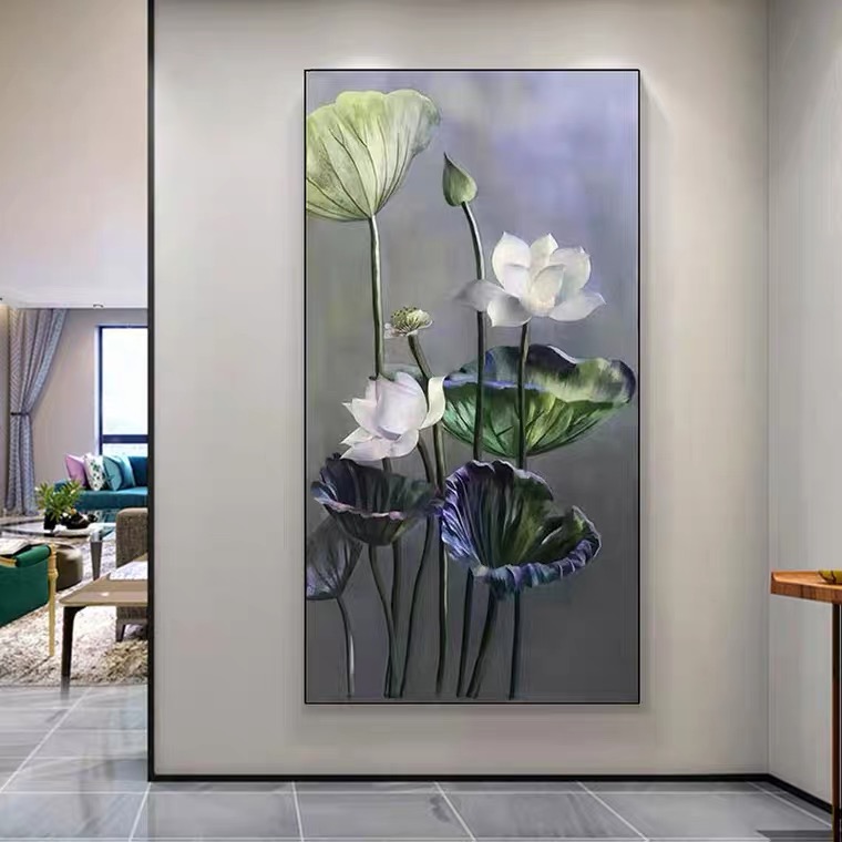 家庭装饰画,客厅装饰画,玄关装饰画,背景墙装饰画,妙彩装饰画,妙彩金饰画工坊
